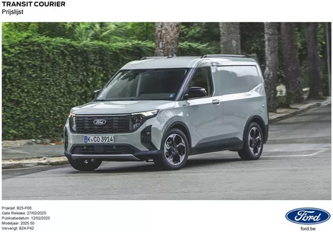 Catalogue Ford à Dinant | NEW FORD TRANSIT COURIER | 2025-09-11T00:00:00.000Z - 2026-09-11T00:00:00.000Z
