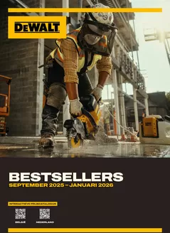 Catalogue DeWALT à Gent | Bestsellers | 2025-09-11T00:00:00.000Z - 2026-01-30T00:00:00.000Z