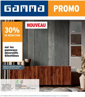Catalogue GAMMA à Bastogne | Nos meilleures bonnes affaires | 2025-09-12T00:00:00.000Z - 2025-12-31T00:00:00.000Z