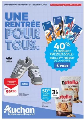 Catalogue Auchan à Saint-Nicolas (Liège) | Réductions et promotions | 2025-09-09T00:00:00.000Z - 2025-09-14T00:00:00.000Z