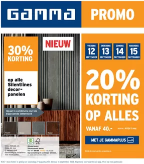 Catalogue GAMMA à Schelle | Nos meilleures offres pour vous | 2025-09-13T00:00:00.000Z - 2025-12-31T00:00:00.000Z