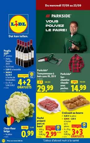Catalogue Lidl à Alost | Découvrez des offres attractives | 2025-09-17T00:00:00.000Z - 2025-09-23T00:00:00.000Z