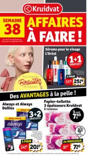 Catalogue Kruidvat | FR Dépliant 38 | 2025-09-15T00:00:00.000Z - 2025-09-21T00:00:00.000Z