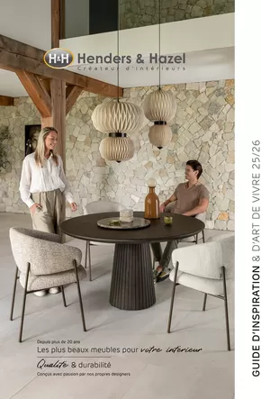 Catalogue Henders & Hazel | Guide d’inspiration - FR | 2025-09-15T00:00:00.000Z - 2025-09-29T00:00:00.000Z