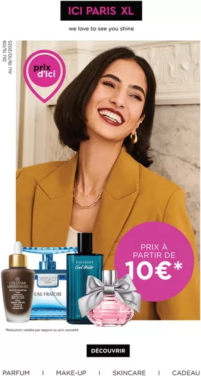 Catalogue ICI PARIS XL à Wavre | Semaine 38 FR | 2025-09-15T00:00:00.000Z - 2025-10-19T00:00:00.000Z