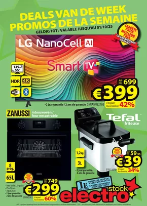 Catalogue ElectroStock à Nivelles | folder ElectroStock - NL | 2025-09-17T00:00:00.000Z - 2025-10-01T00:00:00.000Z