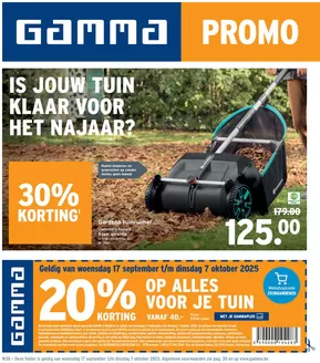Catalogue GAMMA à Mons | Économisez maintenant avec nos offres | 2025-09-17T00:00:00.000Z - 2025-12-31T00:00:00.000Z