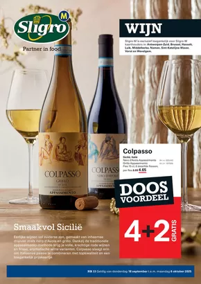 Catalogue Sligro à Anvers | Nos meilleures offres pour vous | 2025-09-17T00:00:00.000Z - 2025-10-01T00:00:00.000Z
