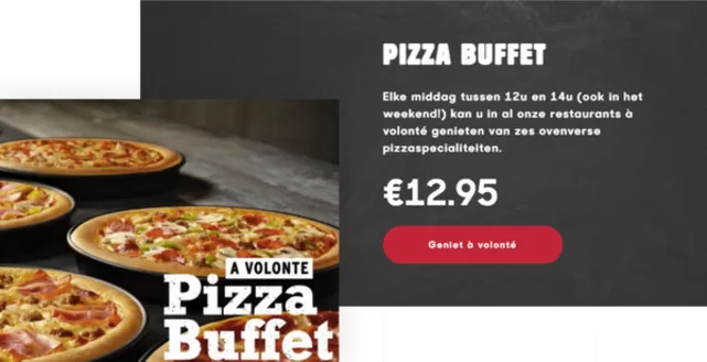 Catalogue Pizza Hut à Charleroi | Pizza Buffet | 2025-09-17T00:00:00.000Z - 2025-12-17T00:00:00.000Z