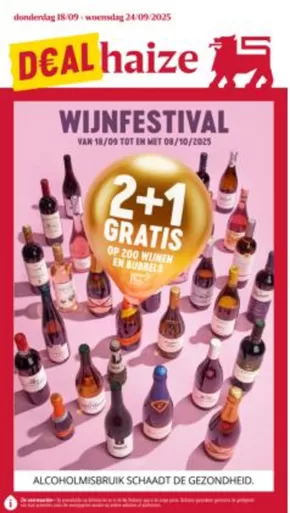 Catalogue AD Delhaize à Poperinge | Folder AD Delhaize - NL | 2025-09-19T00:00:00.000Z - 2025-10-03T00:00:00.000Z