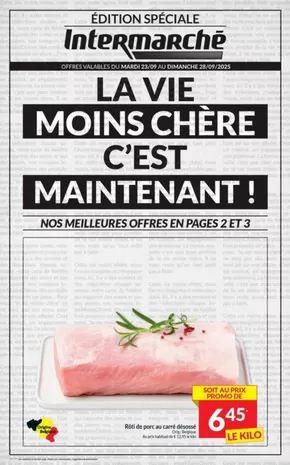 Catalogue Intermarché à Drogenbos | Découvrez notre folder du 23/09 FR | 2025-09-23T00:00:00.000Z - 2025-09-28T00:00:00.000Z
