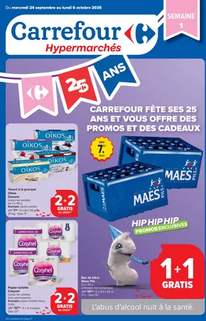 Catalogue Carrefour à Flémalle | Super offre pour tous les clients | 2025-09-24T00:00:00.000Z - 2025-10-06T00:00:00.000Z