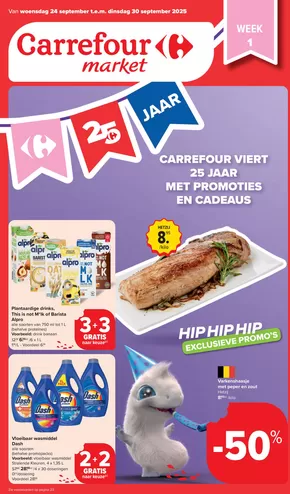 Catalogue Carrefour Market à Mouscron | Nouvelles offres à découvrir | 2025-09-24T00:00:00.000Z - 2025-09-30T00:00:00.000Z