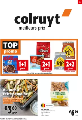 Catalogue Colruyt | Offres et promotions actuelles | 2025-09-19T00:00:00.000Z - 2025-10-03T00:00:00.000Z