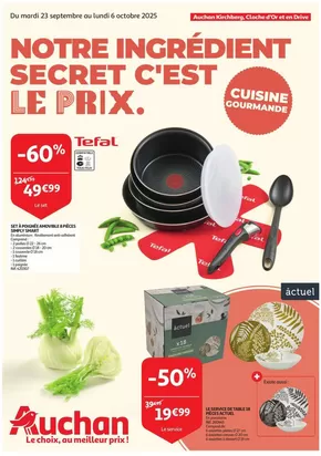 Catalogue Auchan à Virton | Meilleures offres pour tous les clients | 2025-09-23T00:00:00.000Z - 2025-09-28T00:00:00.000Z