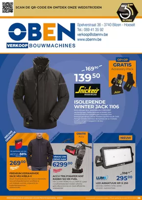 Catalogue Meno à Huy | Oben Bouwmachines | 2025-09-19T00:00:00.000Z - 2025-11-30T00:00:00.000Z