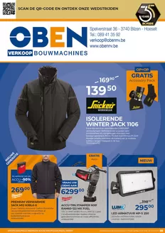 Catalogue Meno à Charleroi | Oben Bouwmachines | 2025-09-19T00:00:00.000Z - 2025-11-30T00:00:00.000Z