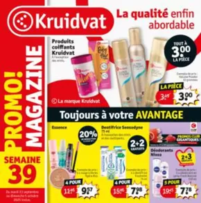 Catalogue Kruidvat | FR Dépliant 39 | 2025-09-22T00:00:00.000Z - 2025-10-05T00:00:00.000Z