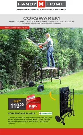 Catalogue HandyHome à Rochefort | Meilleures offres pour tous les chasseurs de bonnes affaires | 2025-09-21T00:00:00.000Z - 2025-10-05T00:00:00.000Z