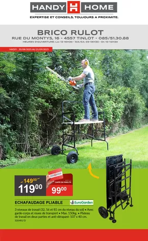 Catalogue HandyHome | Offres et promotions actuelles | 2025-09-22T00:00:00.000Z - 2025-10-06T00:00:00.000Z