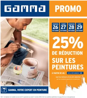 Catalogue GAMMA à Mons | Offres pour les chasseurs de bonnes affaires | 2025-09-23T00:00:00.000Z - 2025-12-31T00:00:00.000Z