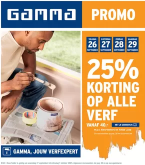 Catalogue GAMMA à Hasselt | Meilleures offres pour les acheteurs économes | 2025-09-23T00:00:00.000Z - 2025-12-31T00:00:00.000Z