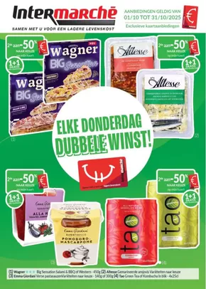 Catalogue Intermarché à Gedinne | De oktoberaanbiedingen met de Intermarché-kaart NL | 2025-09-25T00:00:00.000Z - 2025-10-09T00:00:00.000Z