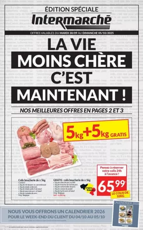 Catalogue Intermarché à Gedinne | Découvrez notre folder du 30/09 FR | 2025-09-30T00:00:00.000Z - 2025-10-05T00:00:00.000Z