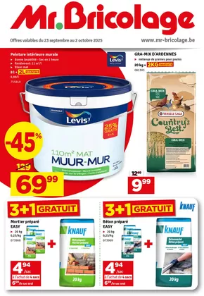 Catalogue Mr. Bricolage à Couvin | Meilleures offres pour les acheteurs économes | 2025-09-27T00:00:00.000Z - 2025-10-11T00:00:00.000Z