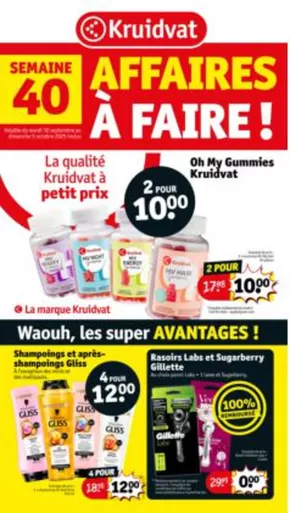 Catalogue Kruidvat à La Louvière | FR Dépliant 40 | 2025-09-29T00:00:00.000Z - 2025-10-05T00:00:00.000Z