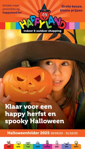 Catalogue Happyland à Waremme | Halloween Folder | 2025-09-29T00:00:00.000Z - 2025-10-31T00:00:00.000Z