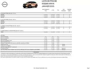 Catalogue Nissan à Gent | TDS Nissan ARIYA BEFR | 2025-09-29T00:00:00.000Z - 2025-10-13T00:00:00.000Z