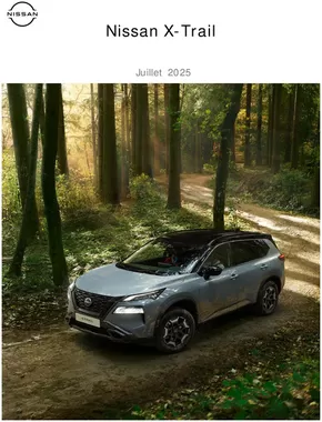 Catalogue Nissan à Gent | Liste des prix Nouveau Nissan X TRAIL BEFR | 2025-09-29T00:00:00.000Z - 2025-10-13T00:00:00.000Z