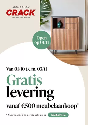 Catalogue Meubles Crack | Gratis Levering | 2025-10-01T00:00:00.000Z - 2025-11-03T00:00:00.000Z