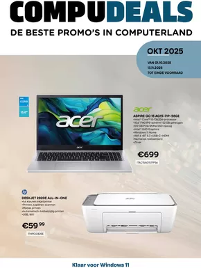 Catalogue Compudeals | Deals Okt | 2025-10-01T00:00:00.000Z - 2025-11-13T00:00:00.000Z