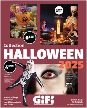 Catalogue GiFi à Beauraing | Collection Halloween | 2025-10-01T00:00:00.000Z - 2025-11-03T00:00:00.000Z