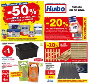 Catalogue Hubo à Wanze | Hubo Folder geldig t.e.m. 12/10/2025 NL | 2025-10-02T00:00:00.000Z - 2025-10-12T00:00:00.000Z