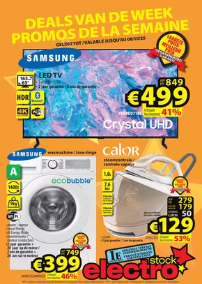 Catalogue ElectroStock à Charleroi | folder ElectroStock - NL | 2025-10-02T00:00:00.000Z - 2025-10-16T00:00:00.000Z