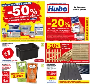Catalogue Hubo à Wanze | Hubo Dépliant valable jusqu'au 12/10/2025 FR | 2025-10-03T00:00:00.000Z - 2025-10-12T00:00:00.000Z