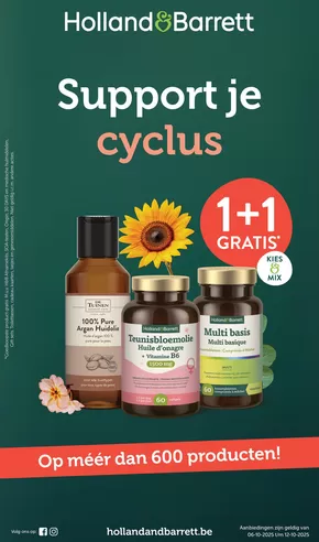 Catalogue Holland & Barrett à Dinant | Support Je Cyclus NL | 2025-10-06T00:00:00.000Z - 2025-10-12T00:00:00.000Z