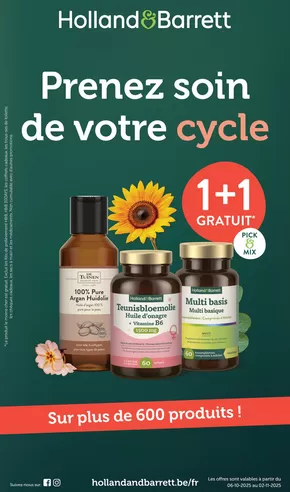 Catalogue Holland & Barrett à Dinant | Prenez Soin De Votre Cycle FR | 2025-10-06T00:00:00.000Z - 2025-11-02T00:00:00.000Z