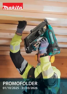 Catalogue Makita à Andenne | Promo Folder  | 2025-10-06T00:00:00.000Z - 2026-03-31T00:00:00.000Z