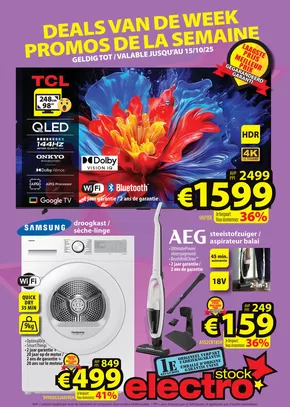 Catalogue ElectroStock à Gammerages | folder ElectroStock - NL | 2025-10-08T00:00:00.000Z - 2025-10-22T00:00:00.000Z