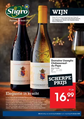 Catalogue Sligro à Gent | Sligro Wijn - NL | 2025-10-08T00:00:00.000Z - 2025-10-22T00:00:00.000Z