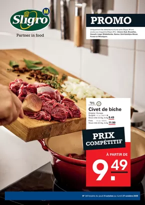 Catalogue Sligro | Sligro Promo - FR | 2025-10-08T00:00:00.000Z - 2025-10-22T00:00:00.000Z