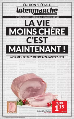 Catalogue Intermarché à Waremme | Découvrez notre folder du 14/10 FR | 2025-10-14T00:00:00.000Z - 2025-10-19T00:00:00.000Z