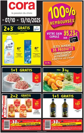 Catalogue Cora à Florenville | Super offre pour les chasseurs de bonnes affaires | 2025-10-09T00:00:00.000Z - 2025-10-23T00:00:00.000Z