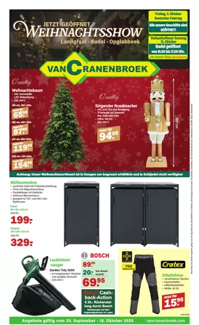 Catalogue Van Cranenbroek à Dison | Folder NL | 2025-10-09T00:00:00.000Z - 2025-10-18T00:00:00.000Z