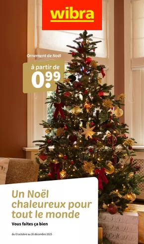 Catalogue Wibra à Bruxelles | Wibra dépliant - FR | 2025-10-11T00:00:00.000Z - 2025-10-25T00:00:00.000Z