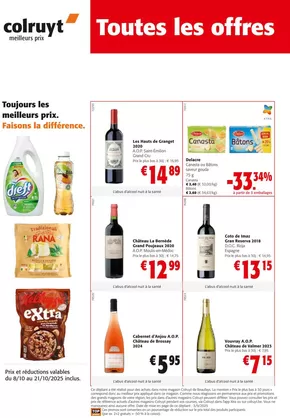 Catalogue Colruyt à Hasselt | Économisez maintenant avec nos offres | 2025-10-11T00:00:00.000Z - 2025-10-25T00:00:00.000Z
